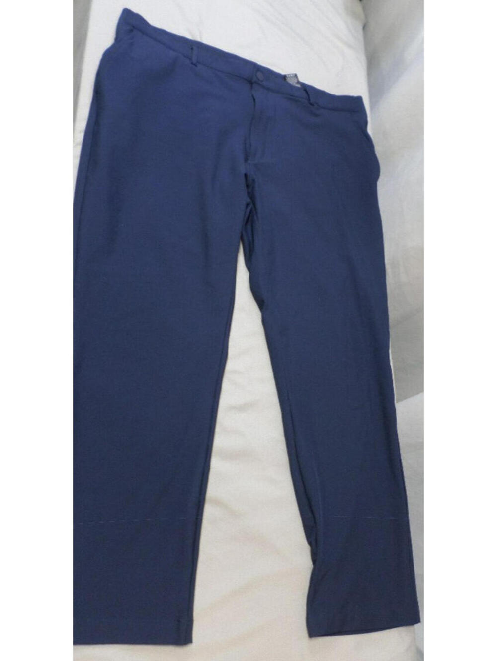 DESIGNER GREG NORMAN CASUAL DRESS WORK POLY BLEND BLUE PANTS SIZE 38x29